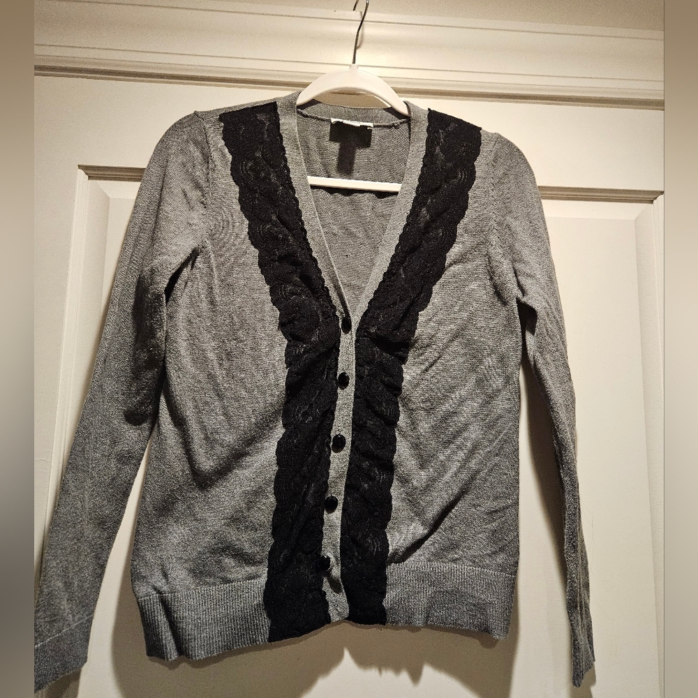 Sz M Loft Cardigan Sweater